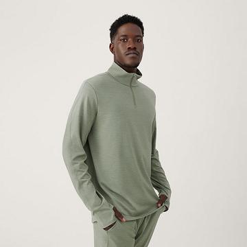 Allbirds Performance Quarter Zip Miesten Huppari Vihreä | FI4730GL