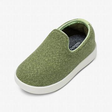 Allbirds Smallbirds Villa Loungers Lasten Slip On Kengät Oliivinvihreä | FI4180LH