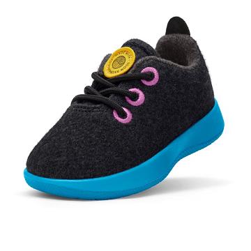 Allbirds Smallbirds Villa Runner Lasten Tennarit Sininen Mustat | FI4192IS