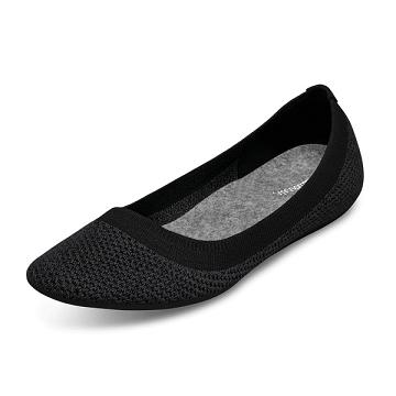 Allbirds Tree Breezers Lux Naisten Slip On Kengät Mustat | FI4519AP