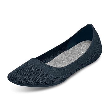 Allbirds Tree Breezers Naisten Ballerinat Laivastonsininen | FI4379WY