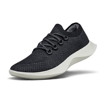 Allbirds Tree Dasher 1 Miesten Juoksukengät Mustat Valkoinen | FI4884DN