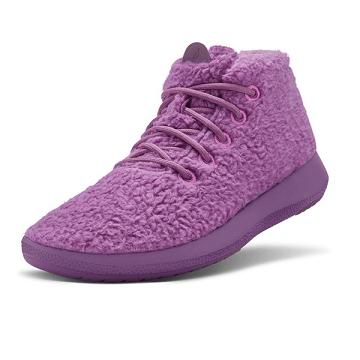 Allbirds Villa Runner-up Fluffs Miesten Korkeavartiset Violetit | FI4833FM