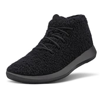 Allbirds Villa Runner-up Fluffs Naisten Korkeavartiset Mustat | FI4407QZ