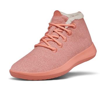 Allbirds Villa Runner-up Mizzle Fluffs Naisten Korkeavartiset Pinkki | FI4413DN